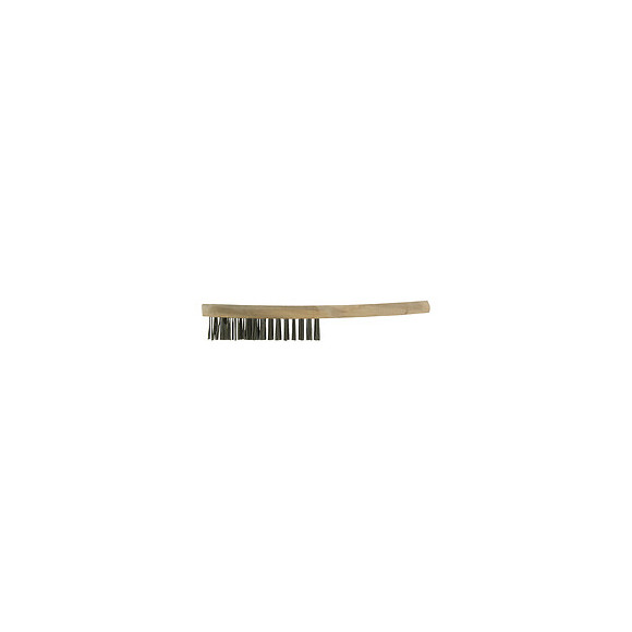 Brosse manche en bois et fils en acier