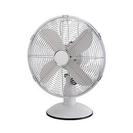 Ventilateur de table 30 cm blanc