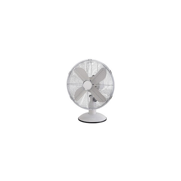 Ventilateur de table 30 cm blanc