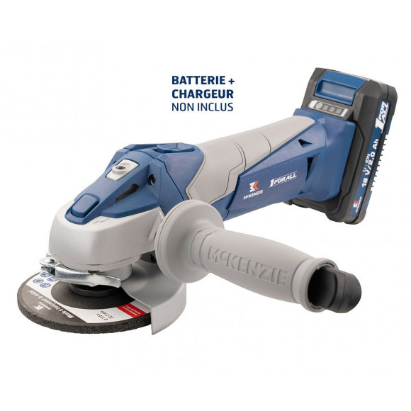 Meuleuse d'angle sans fil 18V Lithium