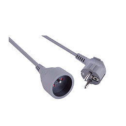 Prolongateur 10/16 à longueur 5m gris