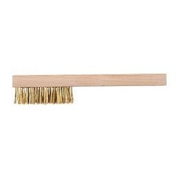 Brosse bougie en bois, fil souple