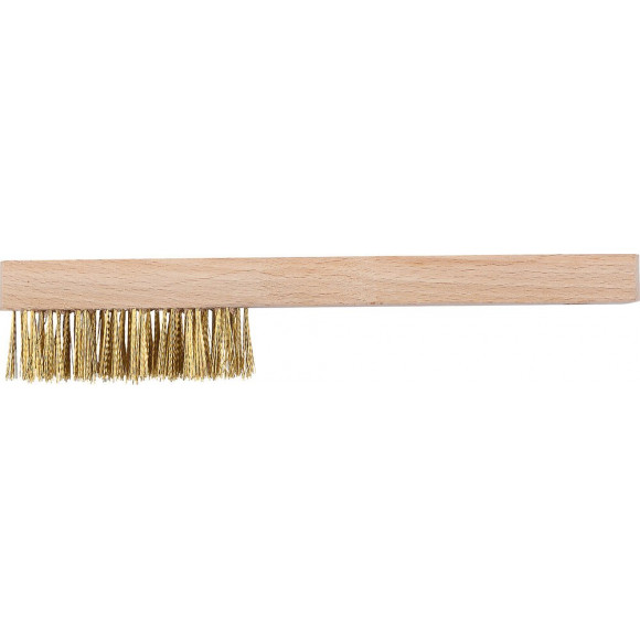 Brosse bougie en bois, fil souple