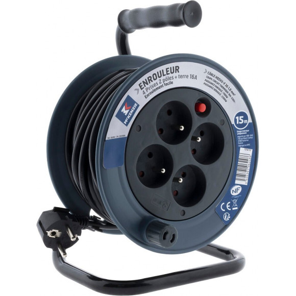 Enrouleur 15m Gris McKenzie