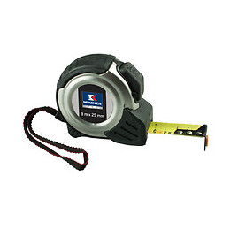 Mètre ruban chromé 8mx25mm