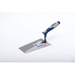 Truelle carrée acier trempé manche bi-matière 20cm