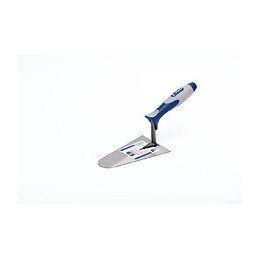 Truelle ronde acier trempé manche bi-matière 16cm