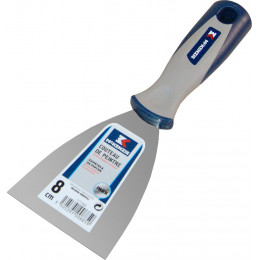 Couteau de peintre inox manche bi-matière 8cm