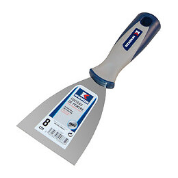 Couteau de peintre inox manche bi-matière 8cm