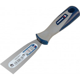 Couteau de peintre inox manche bi-matière 4cm