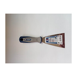 Couteau de peintre inox manche bi-matière 7cm