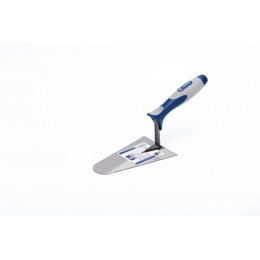 Truelle ronde acier trempé manche bi-matière 16cm