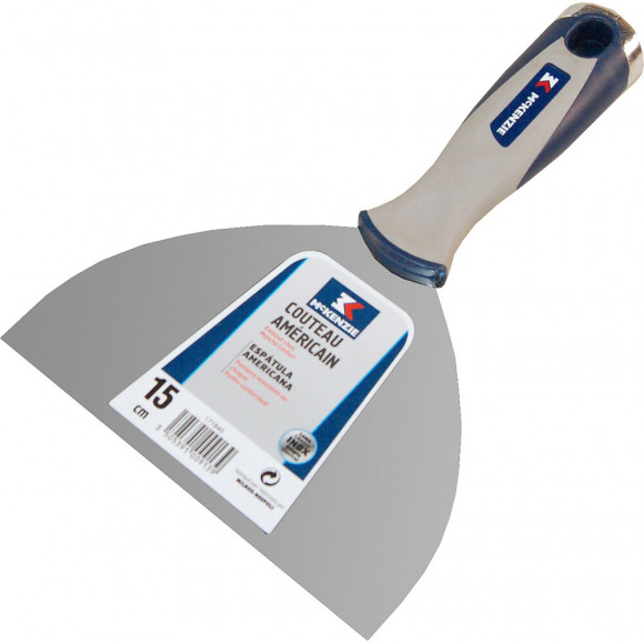 Couteau américain inox manche bi-matière 15cm