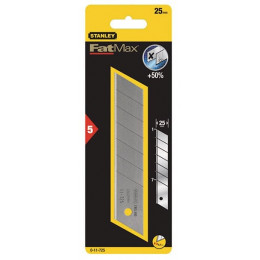 Lames de cutters 25mm - carte 5 lames - fatmax
