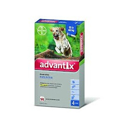 Antiparasitaire externe pour chiens Advantix grand chien de 25à40kg