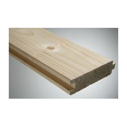 Barre de sécurité volet sapin du nord 27x92mm Longueur 2.40m