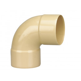 Coude gouttière PVC FF 87°30 DN80 couleur sable