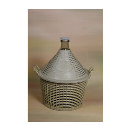 Bonbonne verre entourage plastique 10L