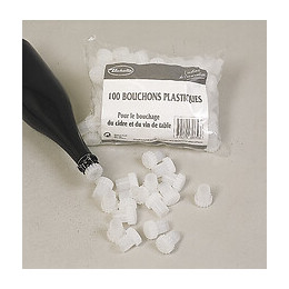 100 bouchons plastiques pour cidre et vin de table