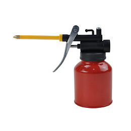 Burette d'huile métallique