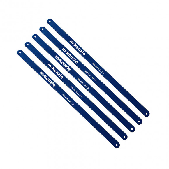 Jeu de 5 lames pour scie à métaux 300mm