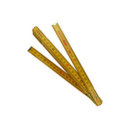Mètre pliant 2 m bois