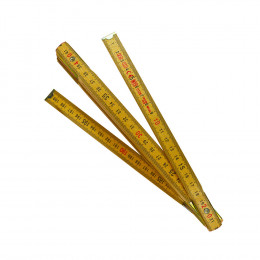 Mètre pliant 2 m bois