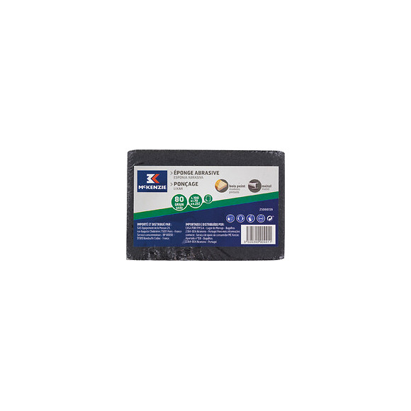 Eponge abrasive 100x70x25mm grain moyen