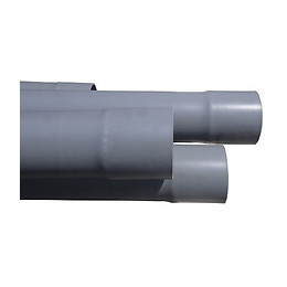 Tube d'évacuation PVC à usages multiples Diamètre 125mm Longueur 4m