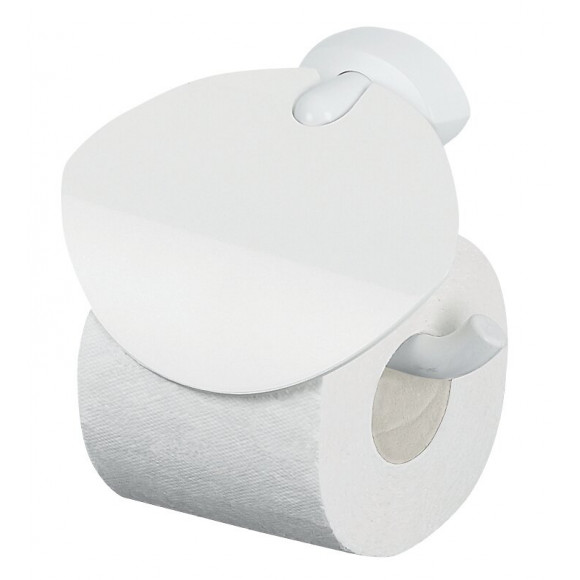 Porte-papier WC Lemon mural à fixer blanc largeur 16.5cm