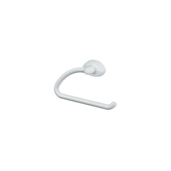 Porte-serviette mural Lemon anneau à fixer blanc 16cm