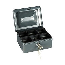 Caissette à monnaie 15,2x11,8x8 cm