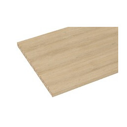 Plan travail stratifié chêne clair 185x61x2.8