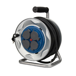 Enrouleur de chantier 4 prises câble HO7RN-F 25m