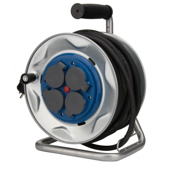 Enrouleur de chantier 4 prises câble HO7RN-F 25m
