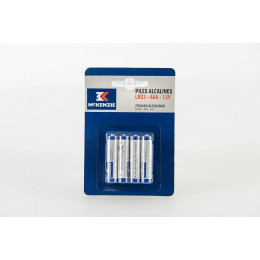 4 piles alcaline LR03
