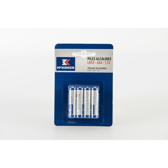 4 piles alcaline LR03