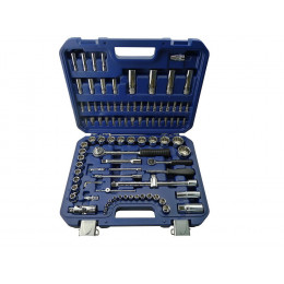 Coffret à douilles 94 pièces chrome-vanadium