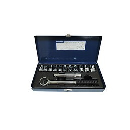 Coffret à douilles 13 pièces chrome-vanadium