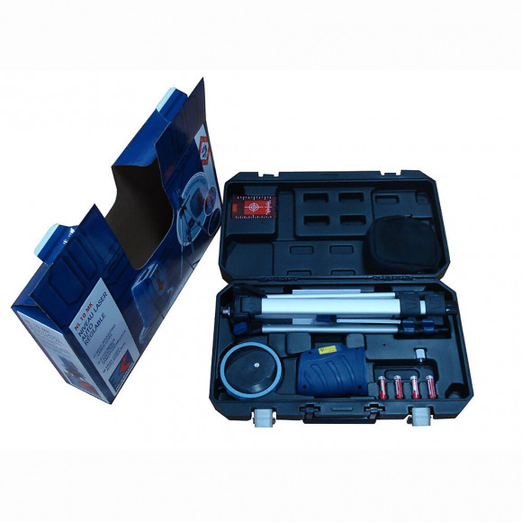 Niveau laser rotatif auto-réglable avec trépied 120cm et mallette