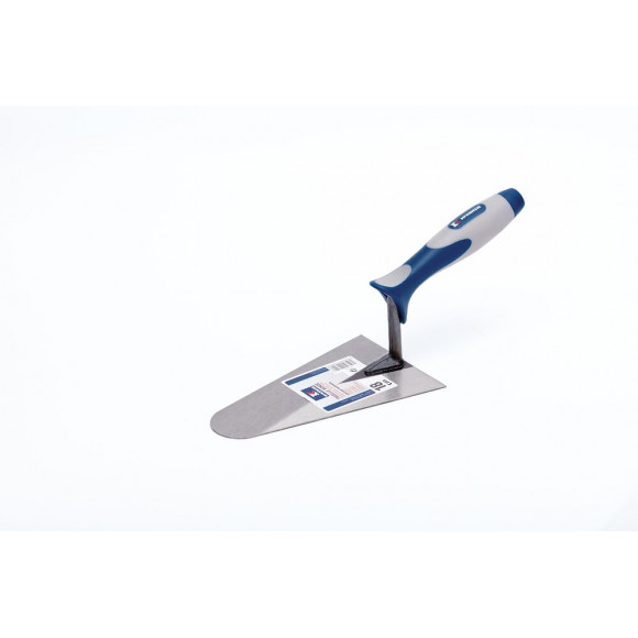 Truelle ronde acier trempé manche bi-matière 18cm