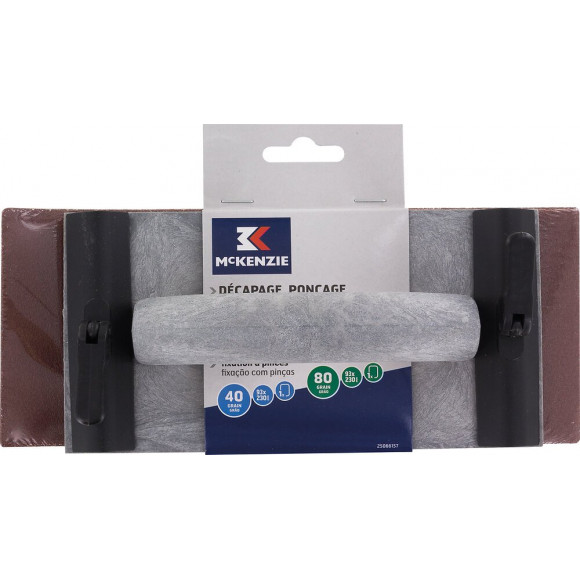 Cale à poncer avec poignée 93x185mm