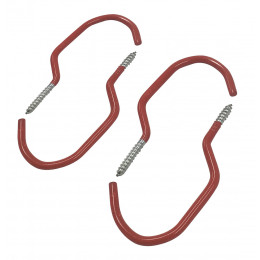 Lot de 4 crochets 150 mm GO/ON