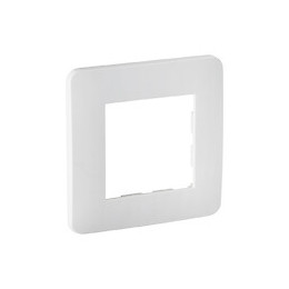 Plaque 1 poste blanc