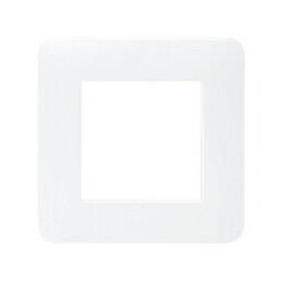 Plaque 1 poste blanc