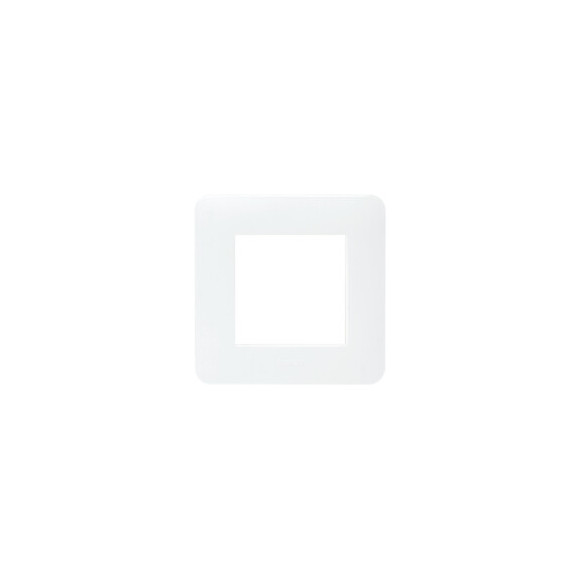 Plaque 1 poste blanc