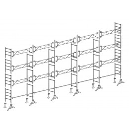 Échafaudage Altrad 49 Maçon 128 M²