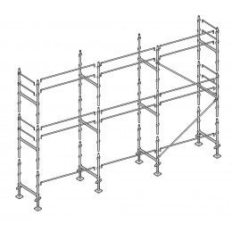 Échafaudage Altrad Façadier 60 M²
