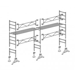 Échafaudage Altrad 49 Maçon 35 M²