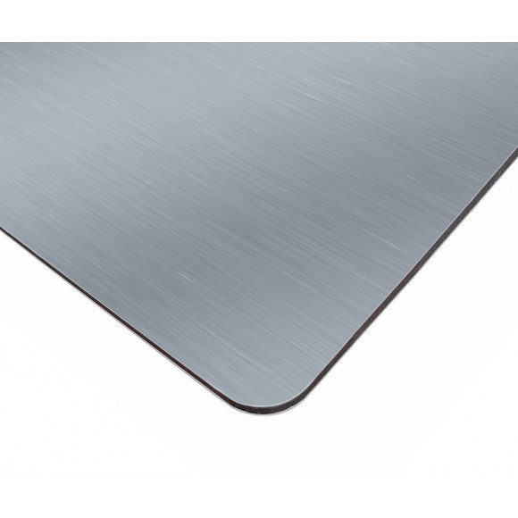 Panneau composite alu brossé 200x100x0.3